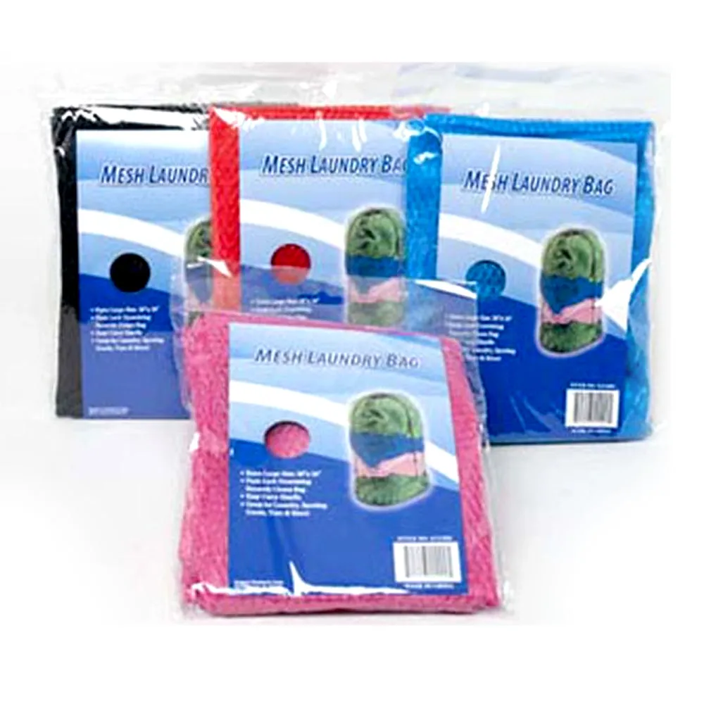2 Pc Extra Large Mesh Laundry Bags Drawstring Handle 36"x24" Lingerie Delicates