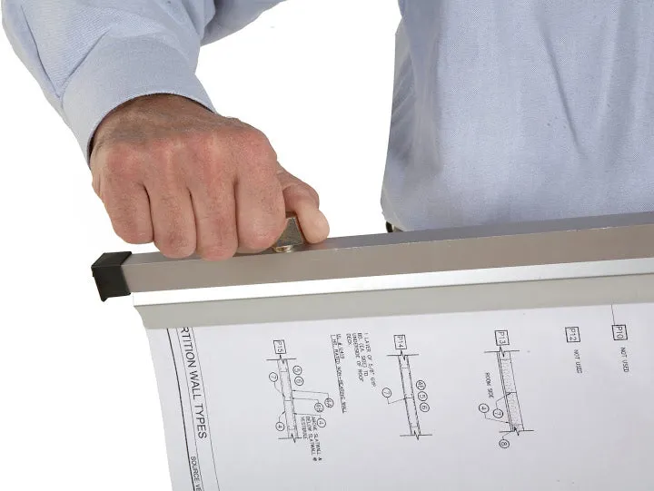 24 Inch Sheet File Hanging Clamps for Blueprints