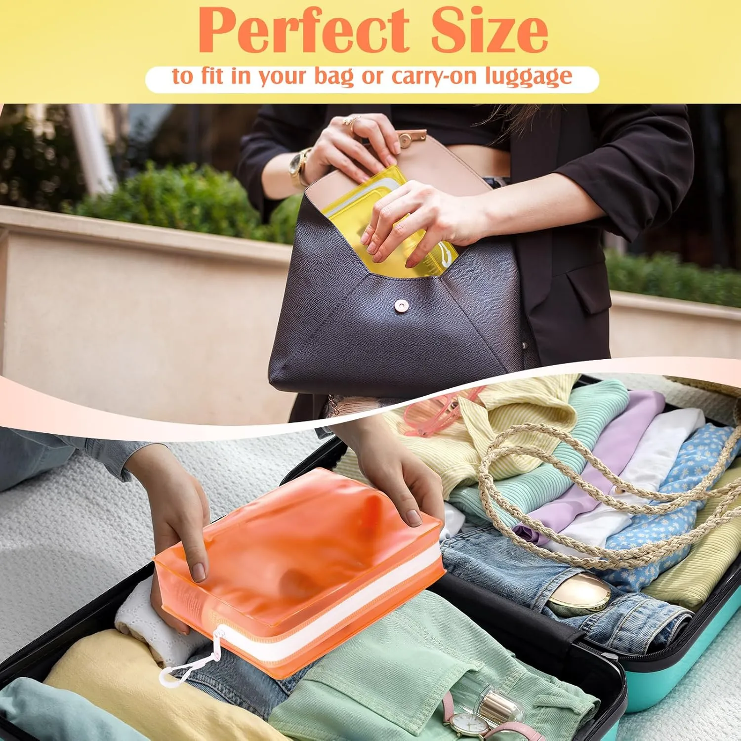 4 Pack TSA Approved Travel Toiletry Bags Frosted Translucent Leak-proof Cosmetic Makeup Bags for Women Men Travel Organizer Airport Security(Pastel,6.7 x 5.5 x 1.8 Inch)