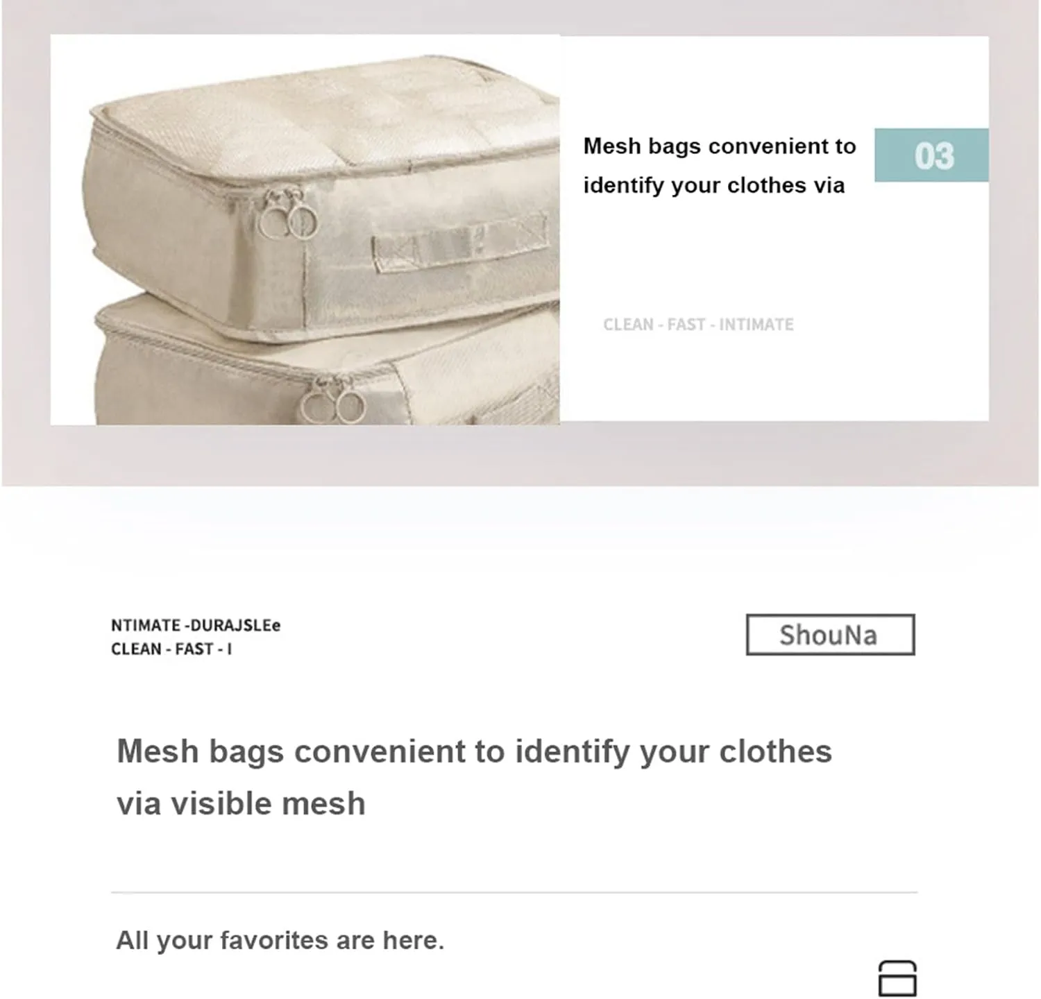 8 Set Packing Cubes with Portable Shoe Bag, Travel Underwear Storage Bag, and Makeup Bag for Suitcases Organizer Bags Set, Carry On Suitcase Luggage Organizers (Beige)