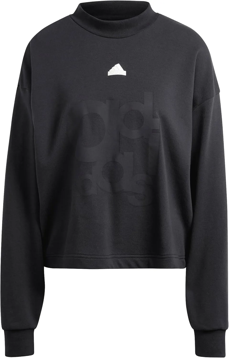 adidas Women's Printed French Terry Loose Sweatshirt