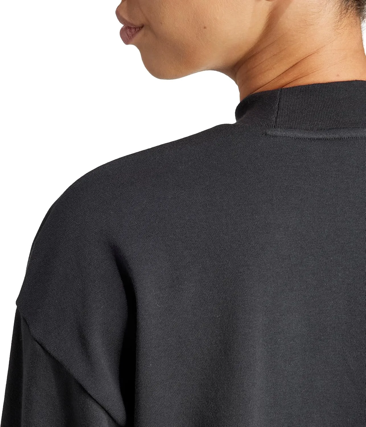 adidas Women's Printed French Terry Loose Sweatshirt