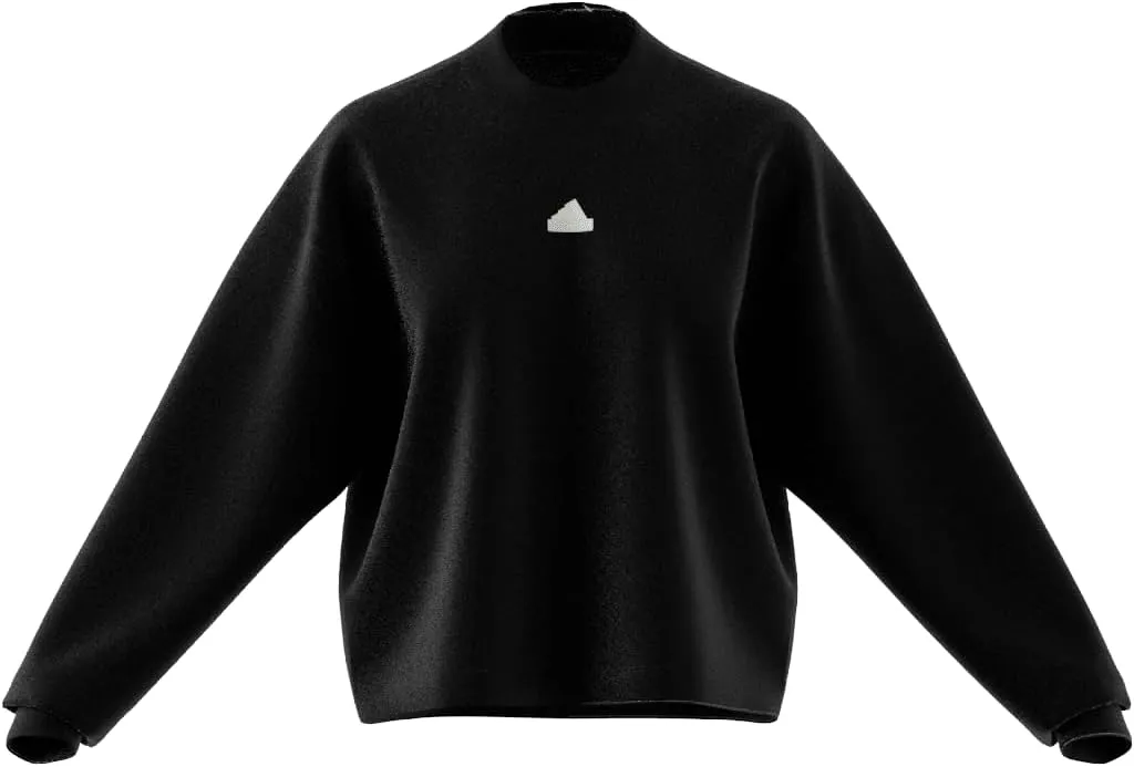 adidas Women's Printed French Terry Loose Sweatshirt
