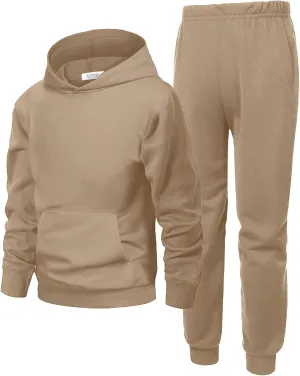 Arshiner 2 Piece Outfit Boys Pullover Hoodies Sweatshirt Suit For Kids Tracksuit Set