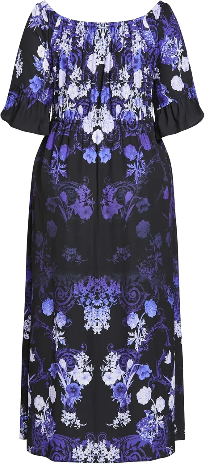 Avenue Women's Plus Size Maxi Getaway Beaded
