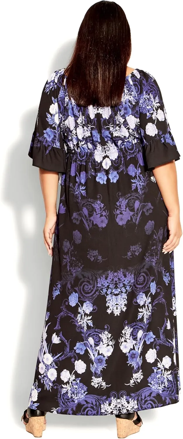 Avenue Women's Plus Size Maxi Getaway Beaded