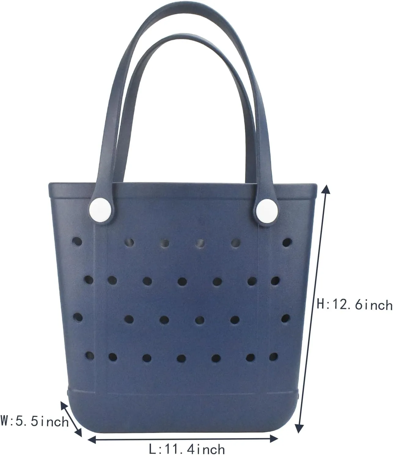 Beach Tote Bag, Original Large Rubber Beach Bag for Women, Pool Bag