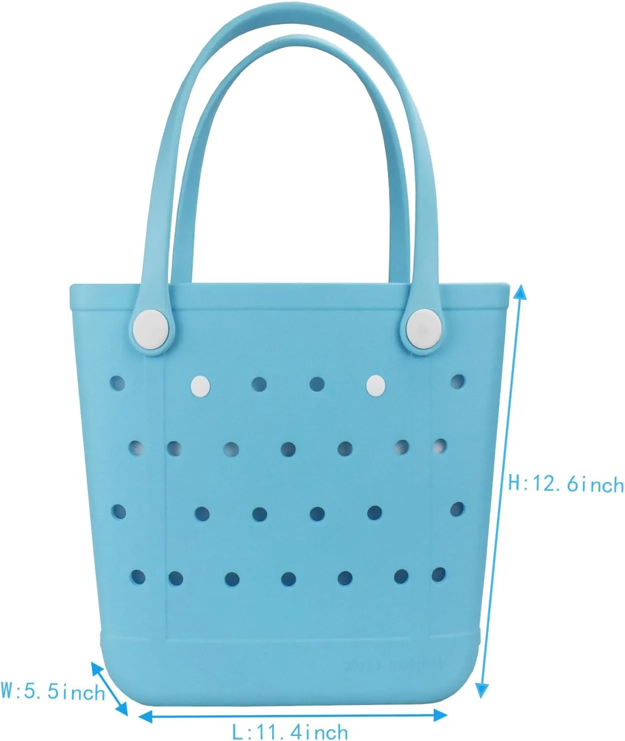 Beach Tote Bag, Original Large Rubber Beach Bag for Women, Pool Bag
