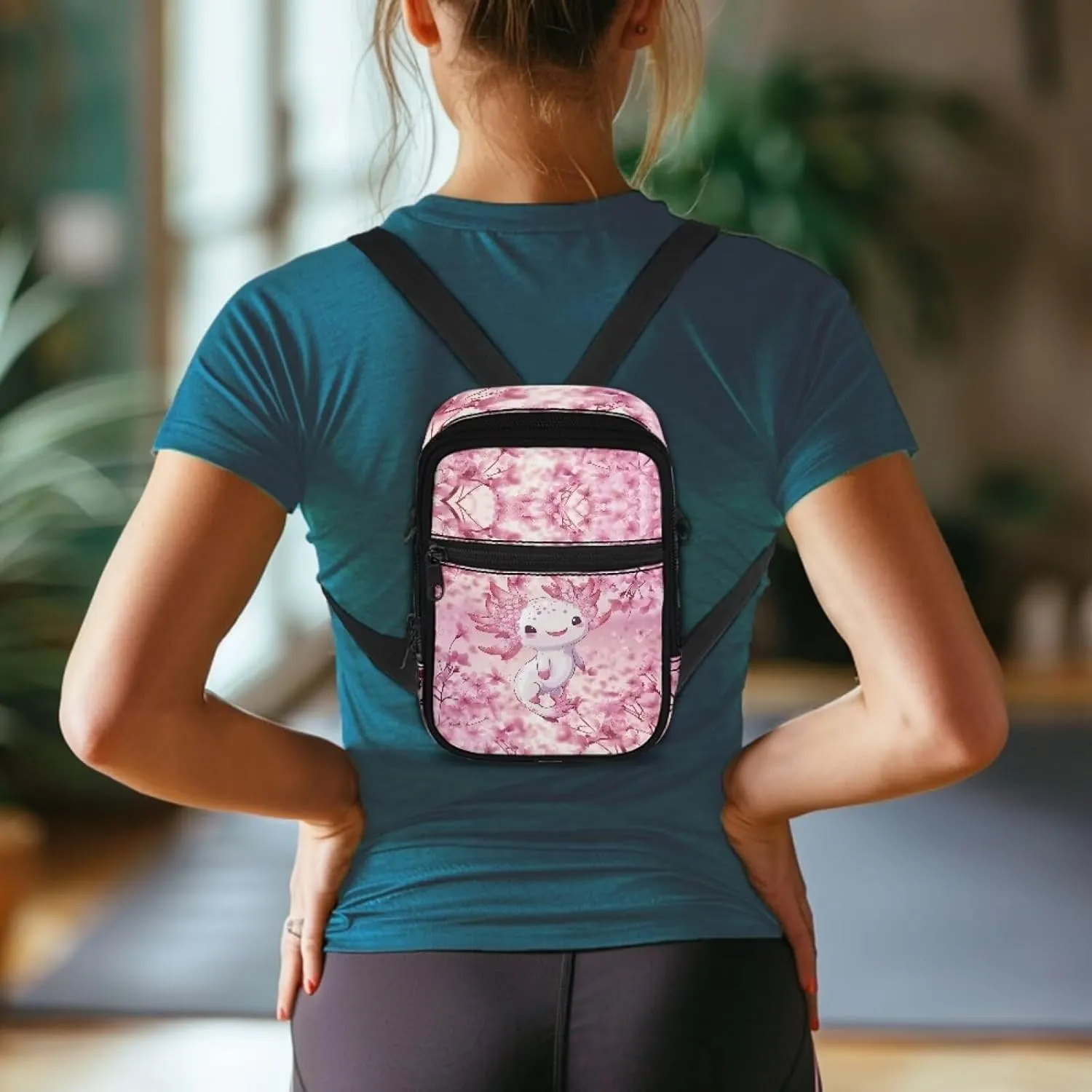 BIGCARJOB Womens Crossbody Purse Mini Backpack Crossbody Bags Sling Shoulder Handbags Crossbody Fanny Pack