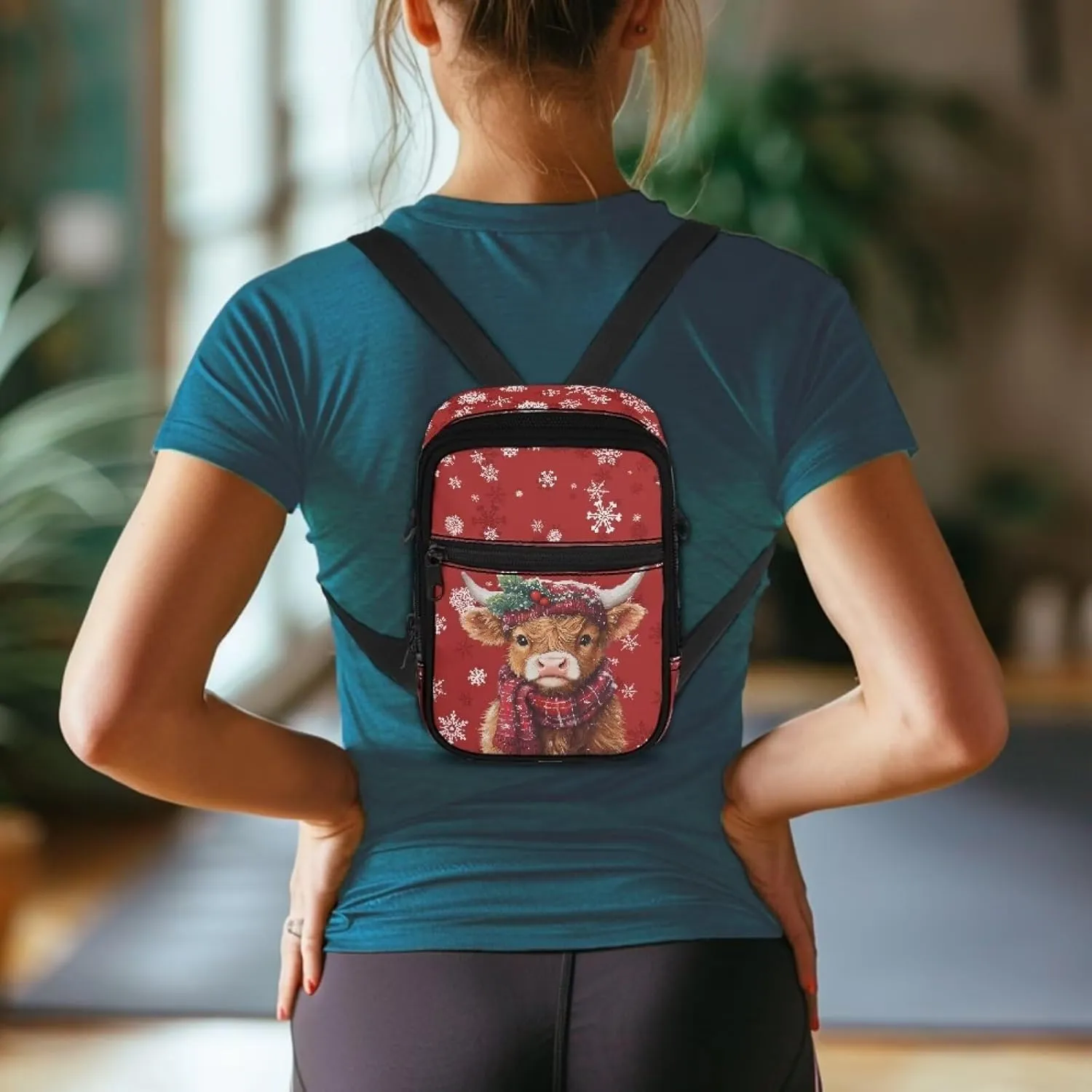 BIGCARJOB Womens Crossbody Purse Mini Backpack Crossbody Bags Sling Shoulder Handbags Crossbody Fanny Pack