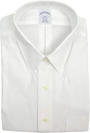 Brooks Brothers Men's Regent Fit Pocket Non Iron Dress Shirt White