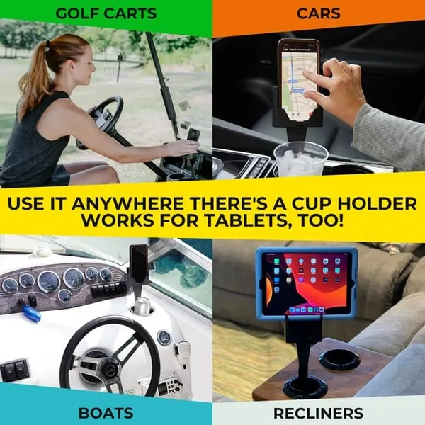 Car Phone Holder  Phone & Cup Holder