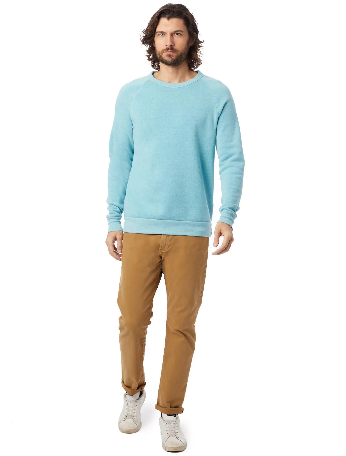 Champ Fleece Sweatshirt (Aqua)