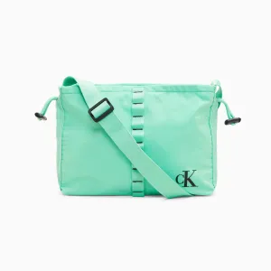 Cinched Crossbody Bag - Green