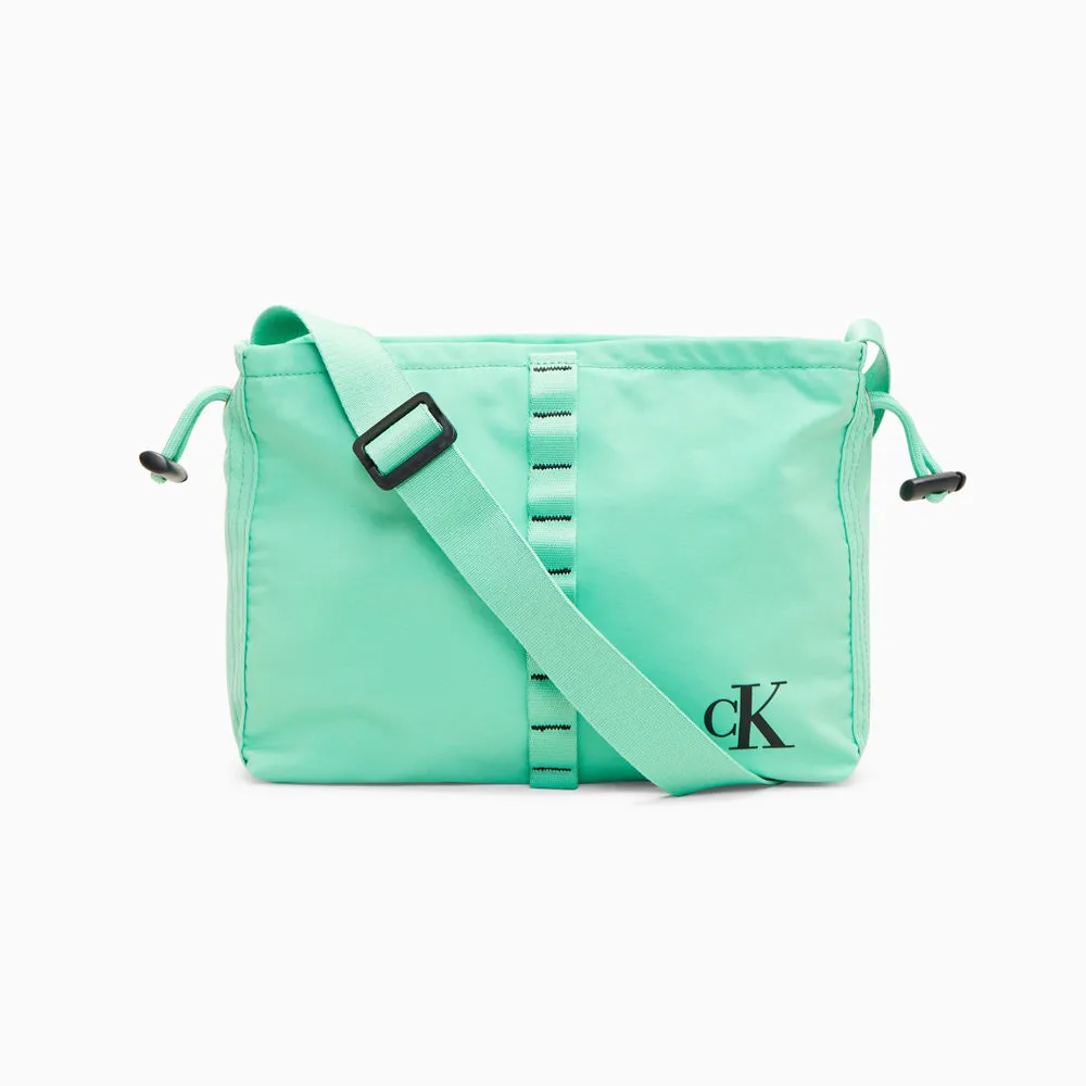 Cinched Crossbody Bag - Green
