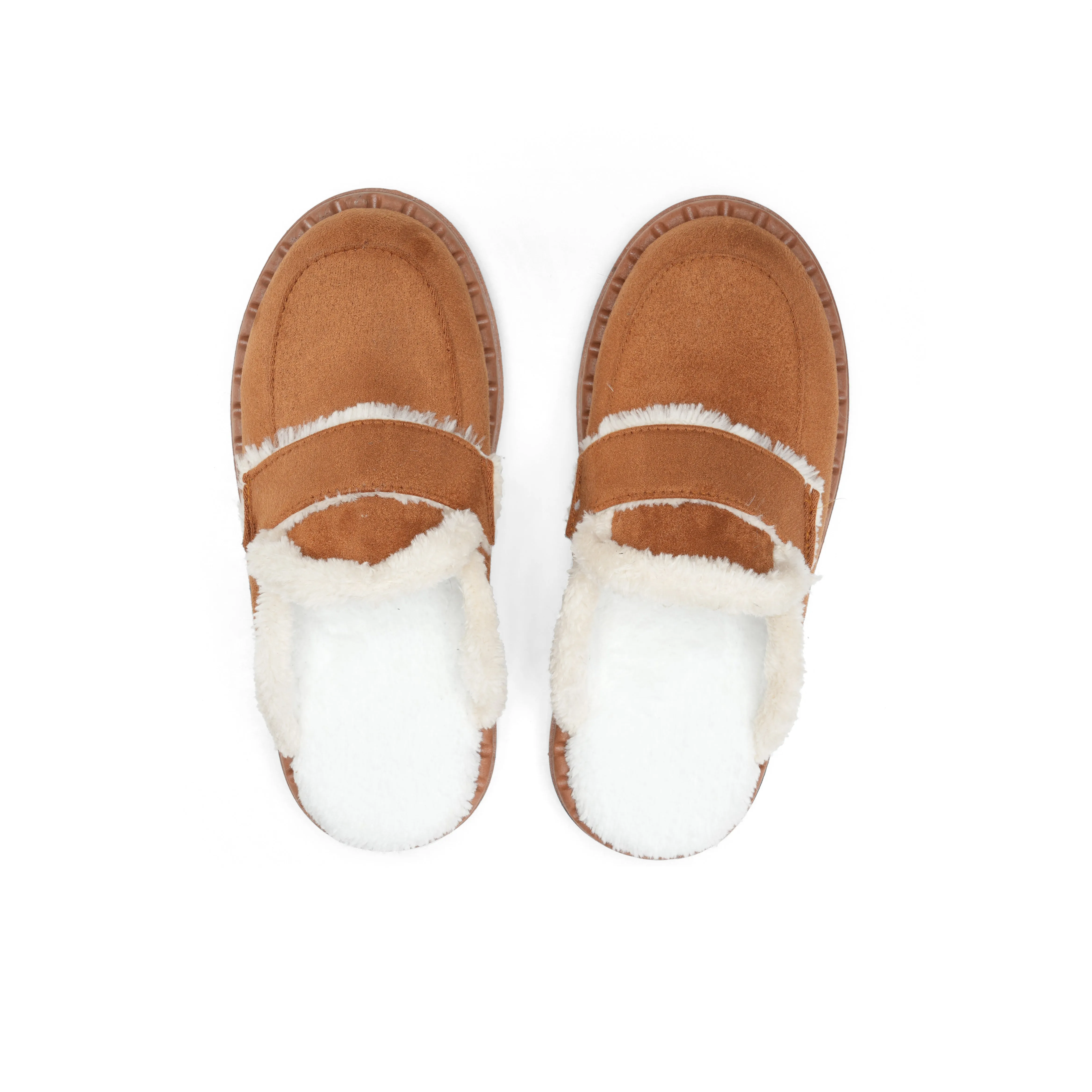 Cozy Luxe Mules - Camel