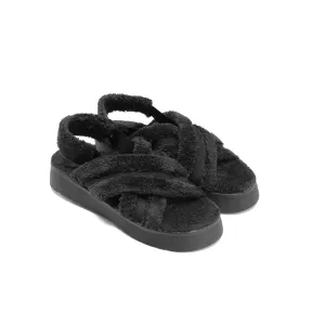 Criss-Cross Cloud Slides - Black