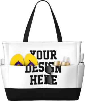 Custom Tote Bags For Women Add Your Picture Logo Text Custom Bags With Logo