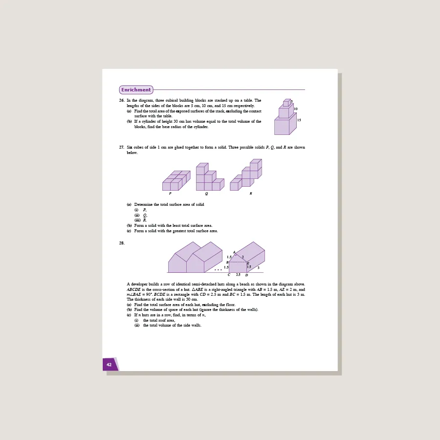 Dimensions Math Workbook 7B - Blemished
