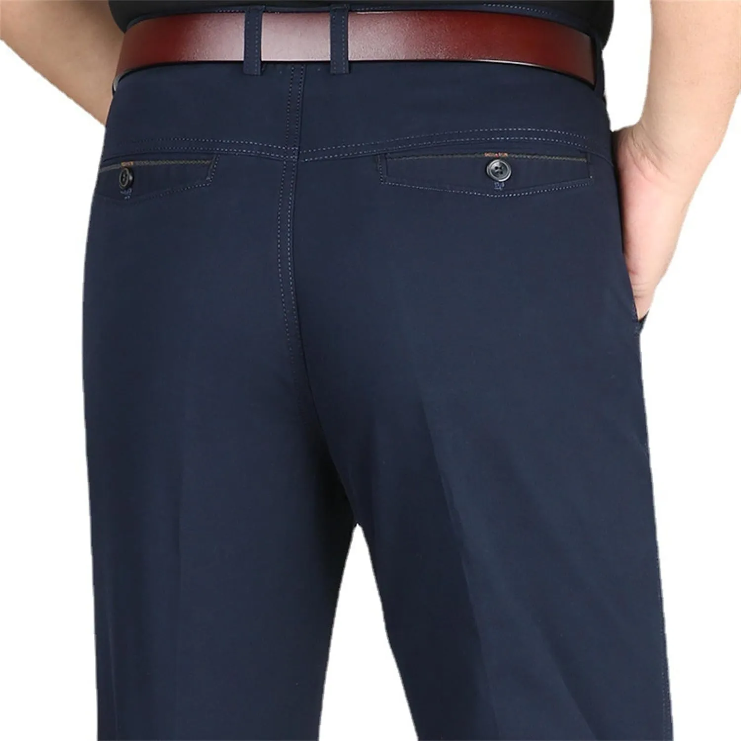 Dress Slacks for Men Casual Stretch Chino Pant Slim Fit Work Pants with Pockets (Available in Big & Tall)