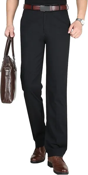 Dress Slacks for Men Casual Stretch Chino Pant Slim Fit Work Pants with Pockets (Available in Big & Tall)