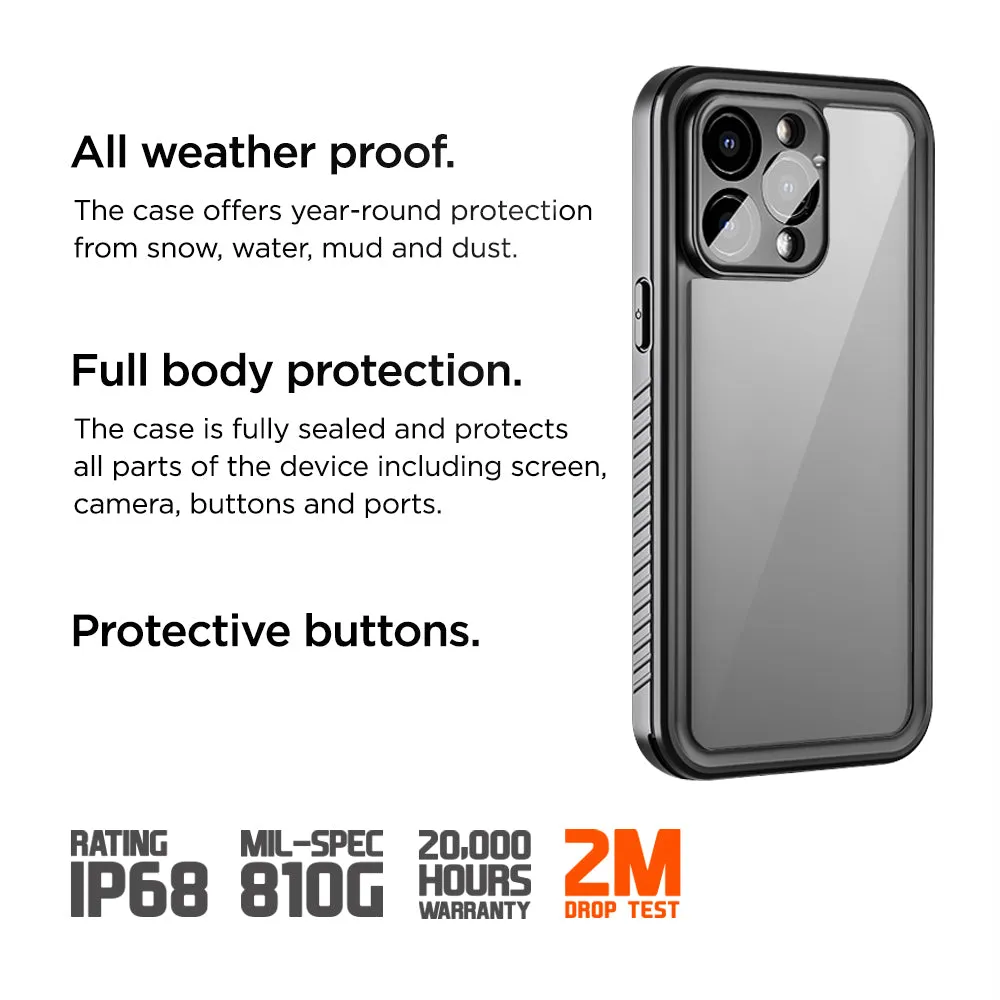 Eiger Avalanche Case for Apple iPhone 15 Pro in Black