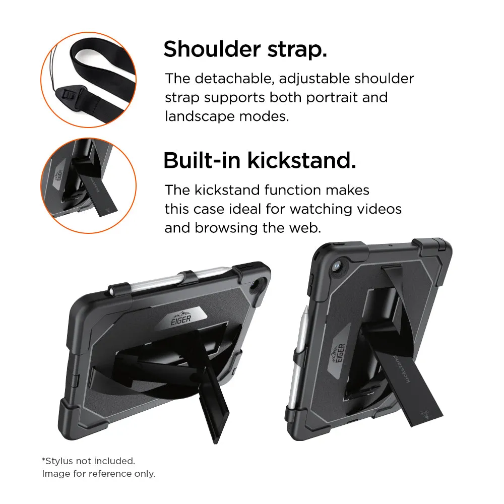 Eiger Peak 4000m Case for iPad Air 13 (2024)/ Pro 13 (2024) with FILM IP54 (on request) in Black