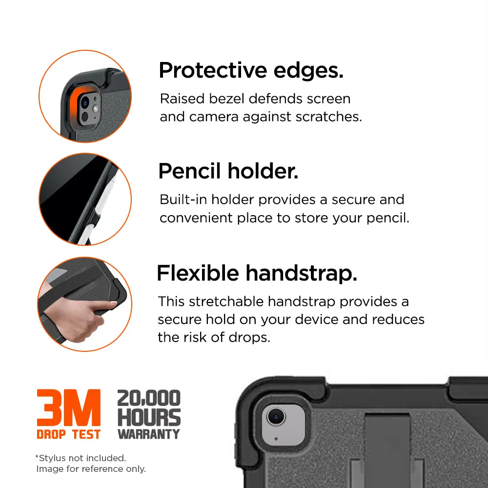 Eiger Peak 4000m Case for iPad Air 13 (2024)/ Pro 13 (2024) with FILM IP54 (on request) in Black