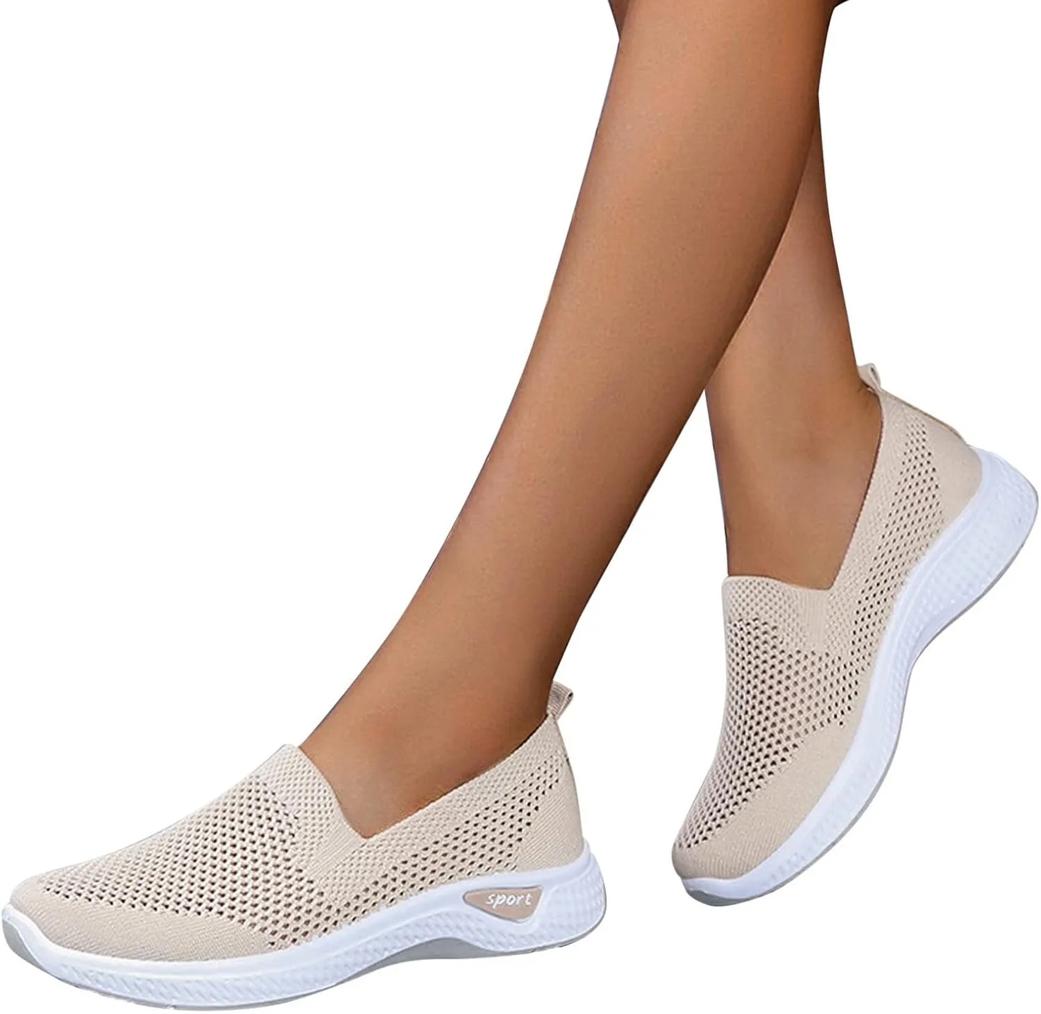 Extra Wide Shoes for Women Casual Walking Work Sneakers Ladies Wide Width Orthopedic Comfort Wear Slip on Sneakers