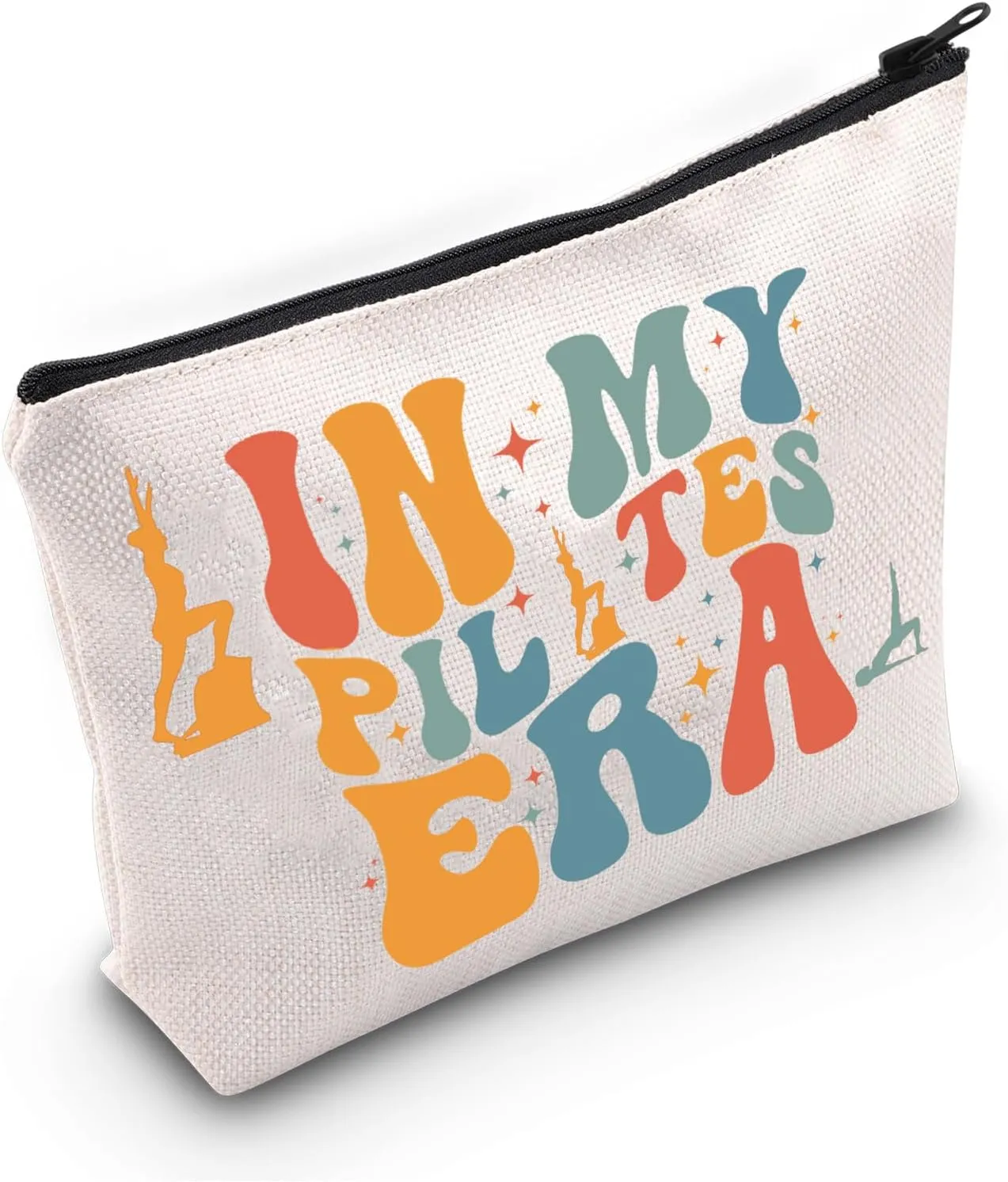 G2TUP Pilates Makeup Bag Pilates Lover Gifts Pilates Yoga Gifts Pilates Teacher Gifts Pilates Instructor Zipper Bag (My Pilates)