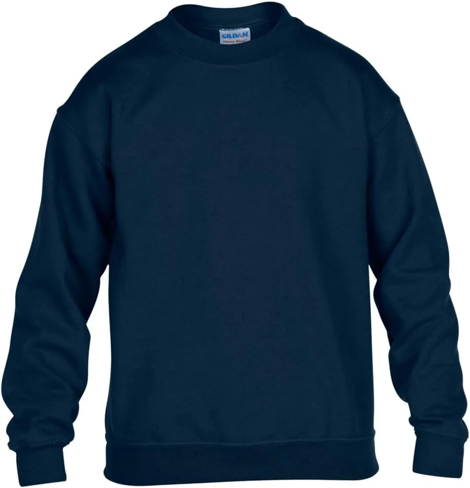 Gildan Childrens Big Boys Heavy Blend Crewneck Sweatshirt