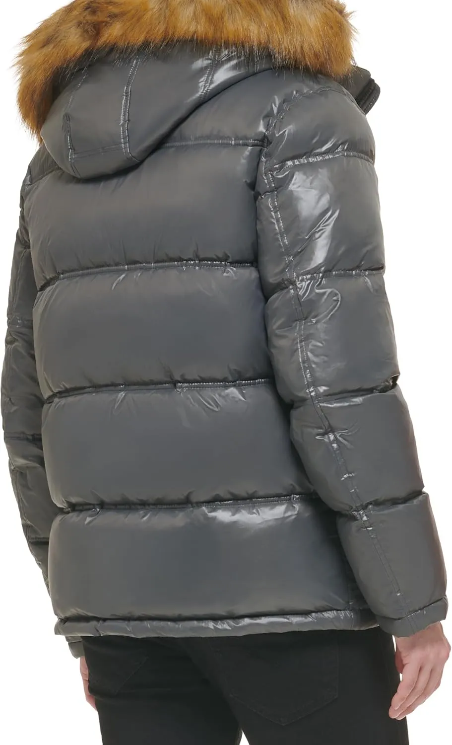 Guess Men's Warm Rain Resistant Puffer