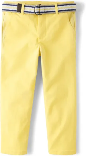 Gymboree Boys' and Toddler Belted Chino Pants