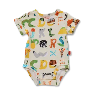 Halcyon Nights ABC Down Under Short Sleeve Bodysuit