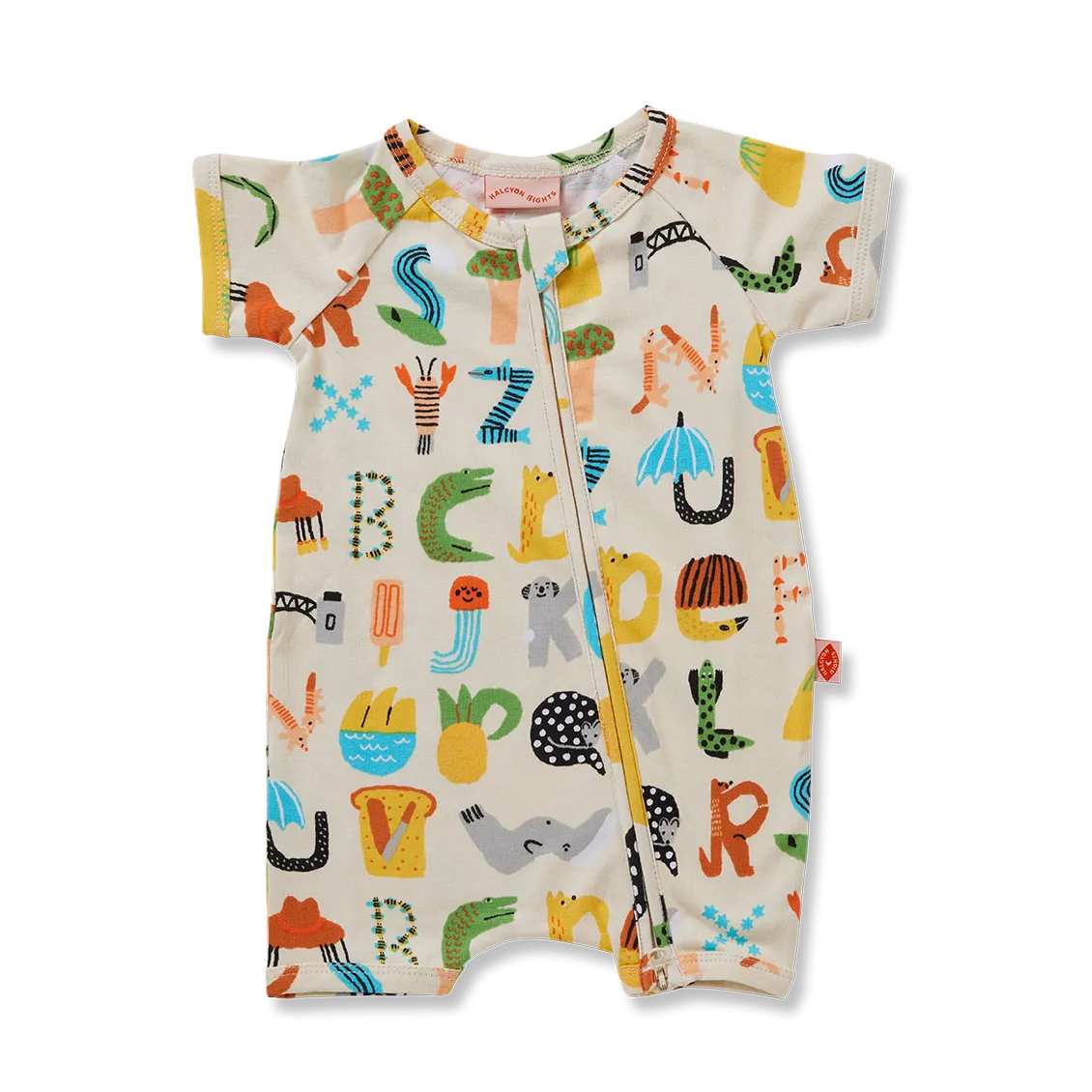 Halcyon Nights ABC Down Under Short Sleeve Zip Suit