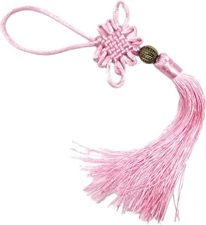 Handwoven Chinese Knot Tassels Pendant Handmade Charm Hanging Decoration for Keychain Purse Clothes Garments