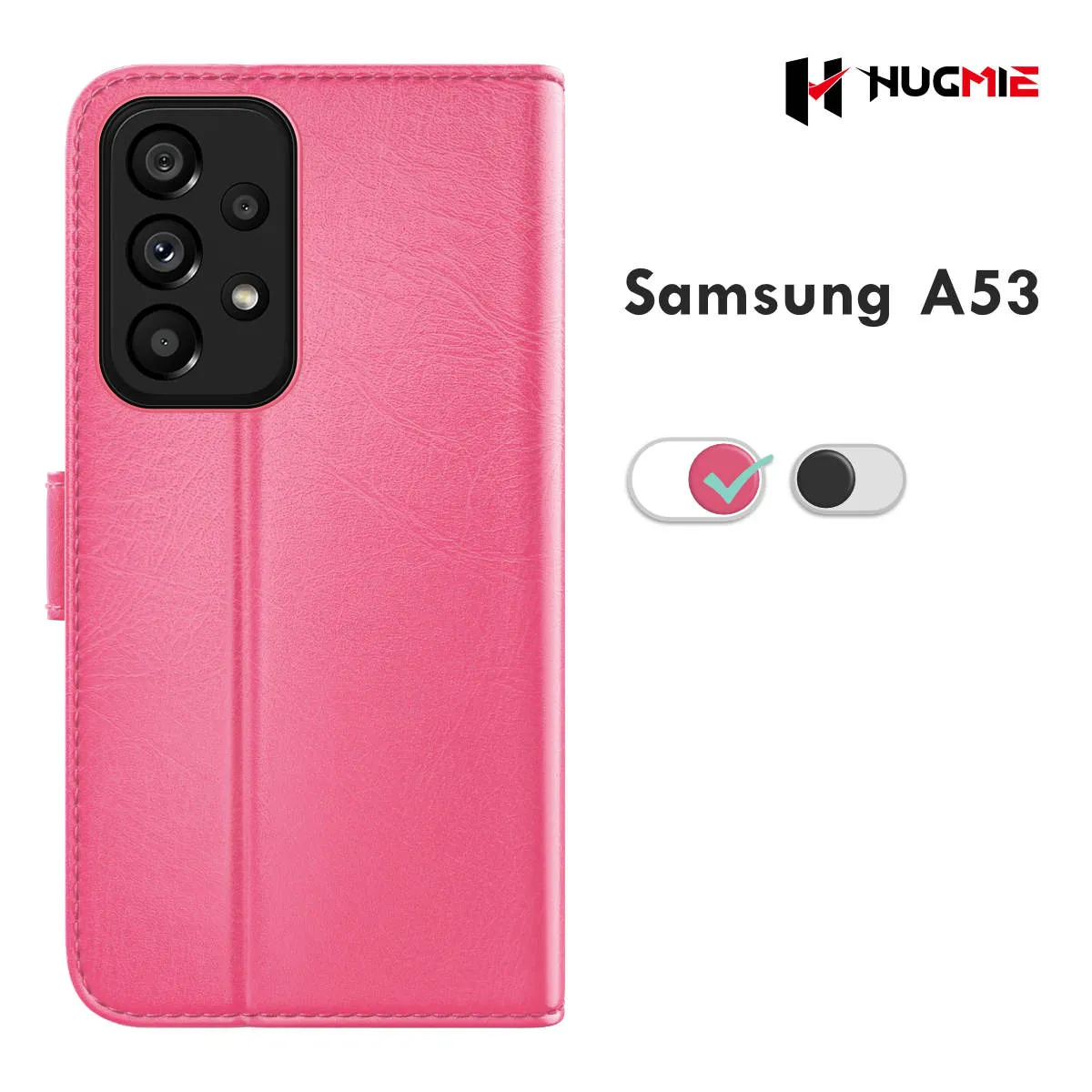 Hugmie® Classic Series Samsung A53 Leather Folio Case
