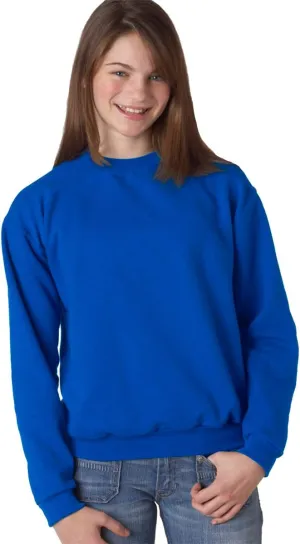 Jerzees Youth 8 oz. NuBlend Fleece Crew M ROYAL