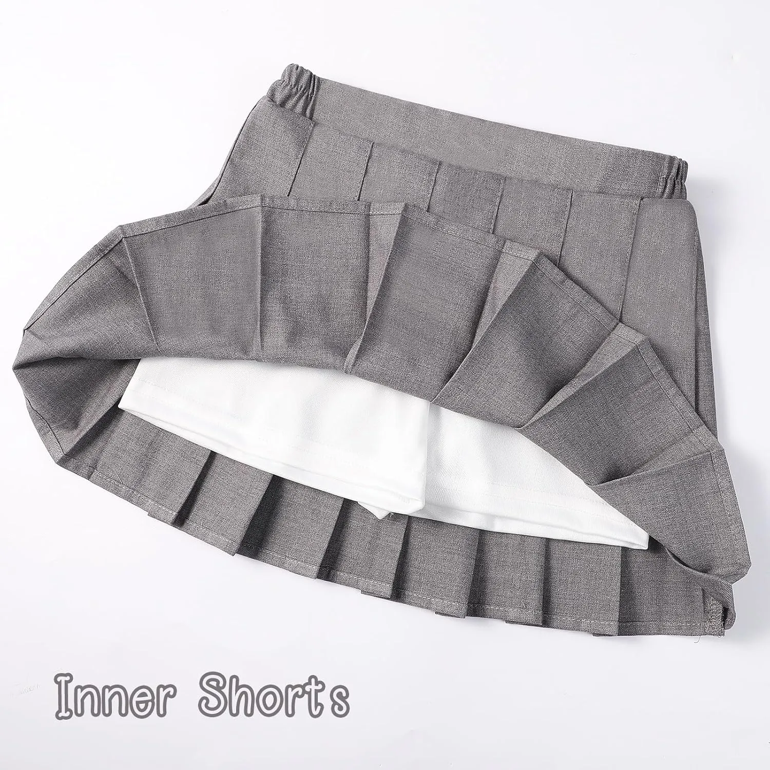 KEREDA Girls Pleated Mini Skirt High Waist Tennis School Uniform Skirts 4-14 Years