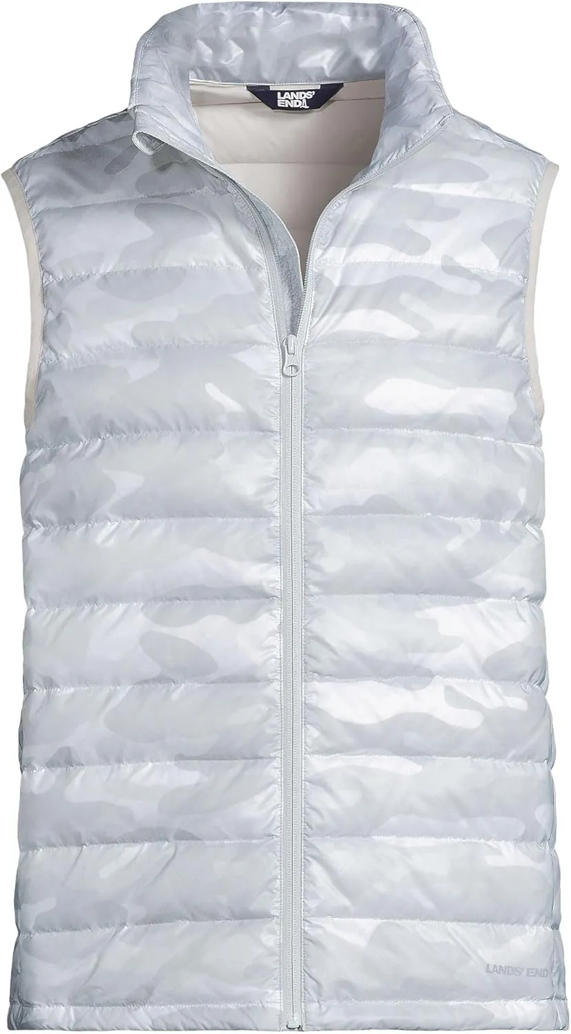 Lands' End Men's Wanderweight Ultralight Packable Down Vest