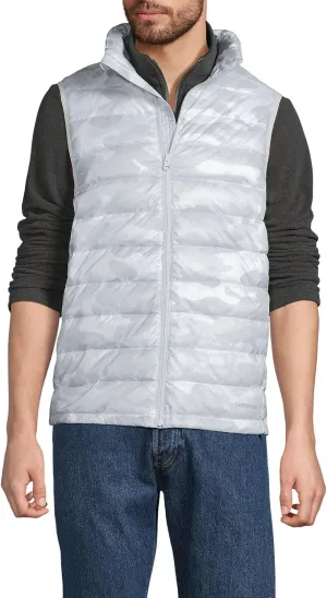 Lands' End Men's Wanderweight Ultralight Packable Down Vest