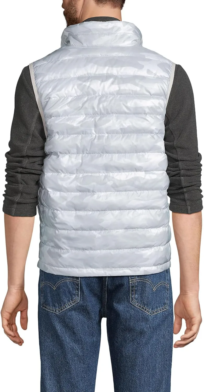 Lands' End Men's Wanderweight Ultralight Packable Down Vest