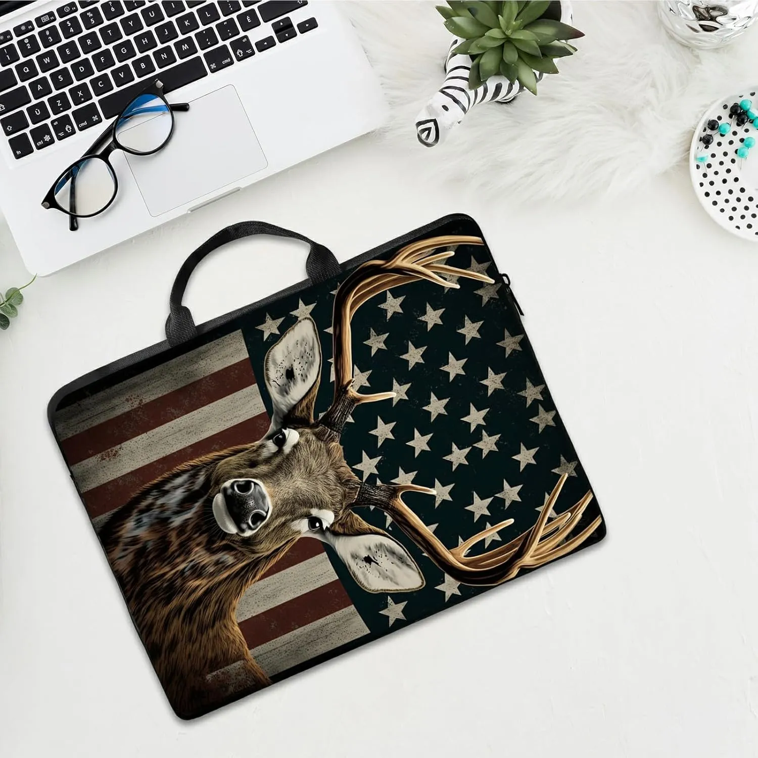 Laptop Shoulder Bag Sleeve Case for Women Men, Computer Handbag Suitable