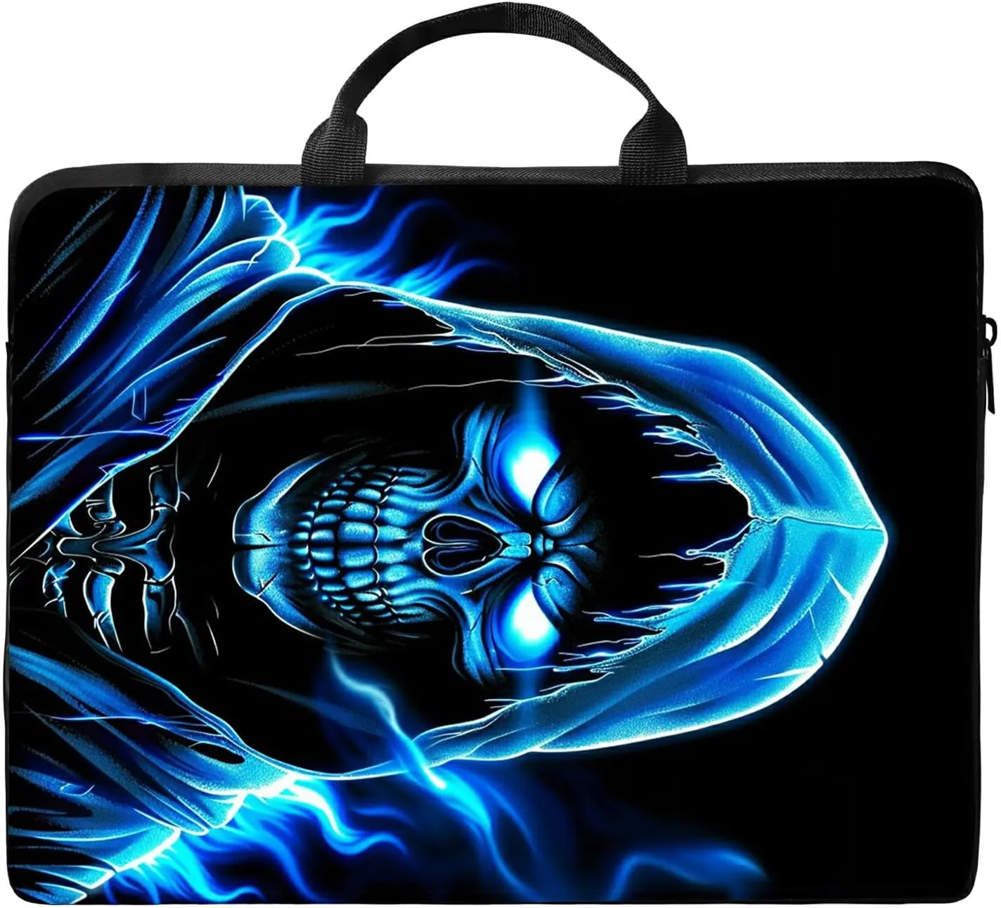 Laptop Shoulder Bag Sleeve Case, Large Capacity Waterproof PU Leather Computer Handbag