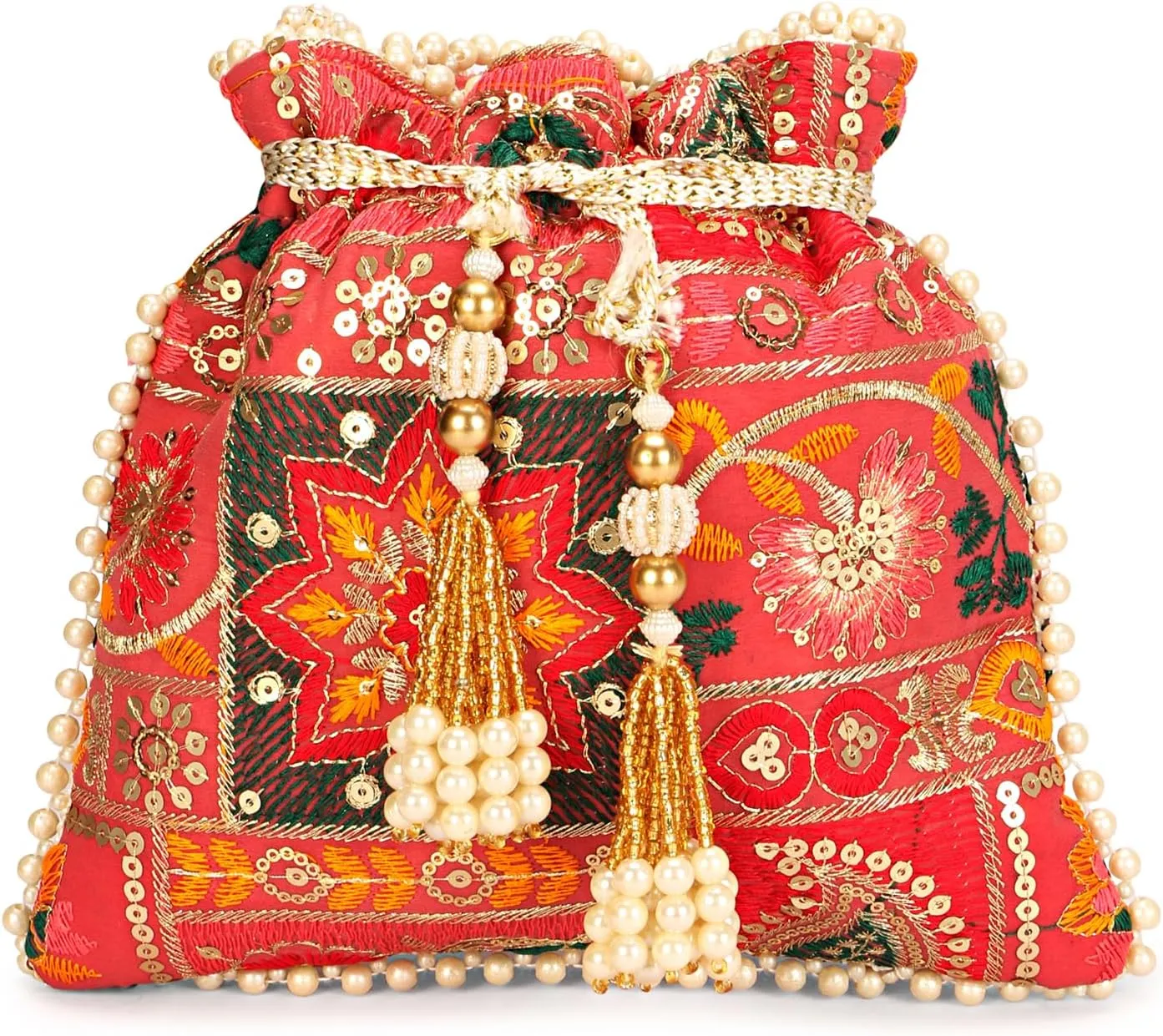 LONGING TO BUY Indian Wedding Potli Bags For Women, Potli Bags For Enagement, Sequence Potli Bags For Women