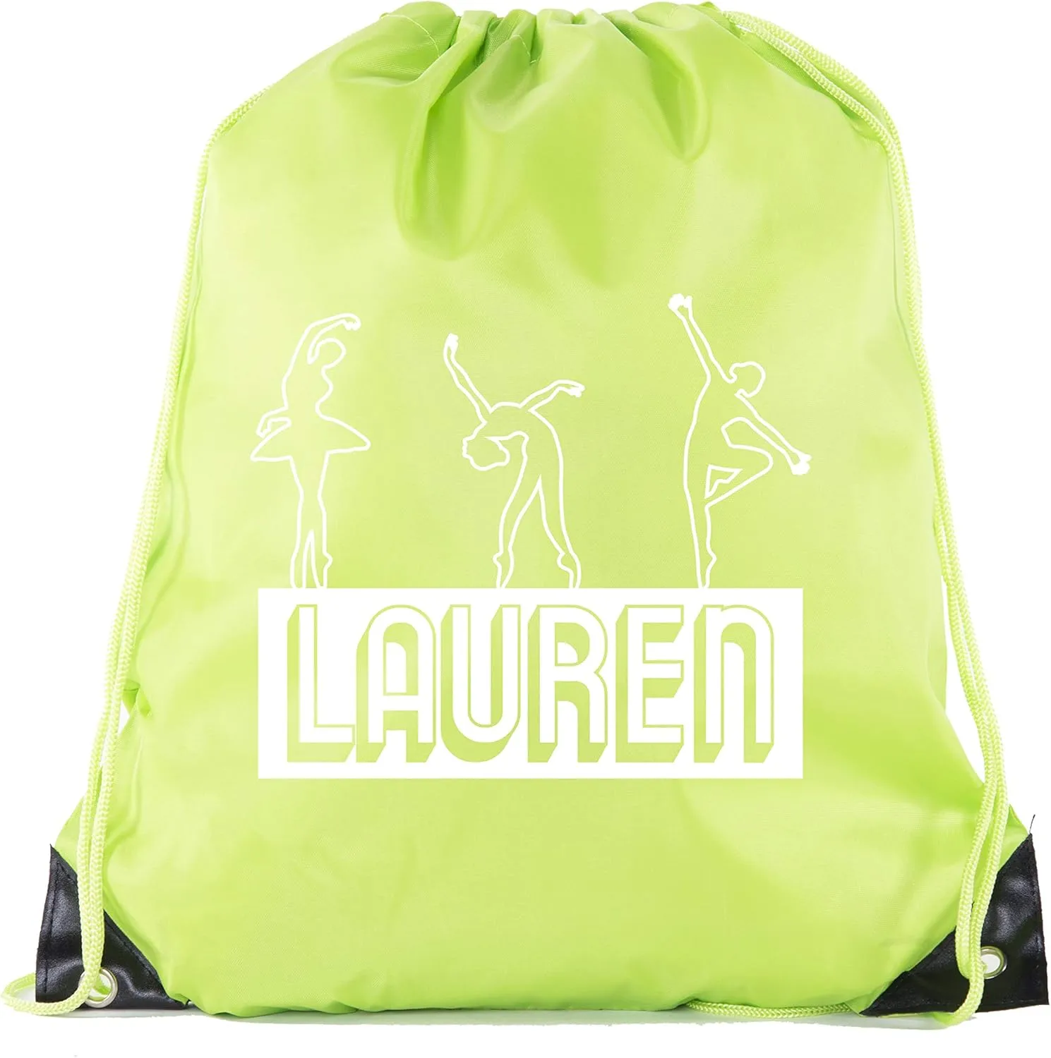 Mato & Hash Cute Dance, Ballet Drawstring cinch pack, Bulk Dance Team backpacks