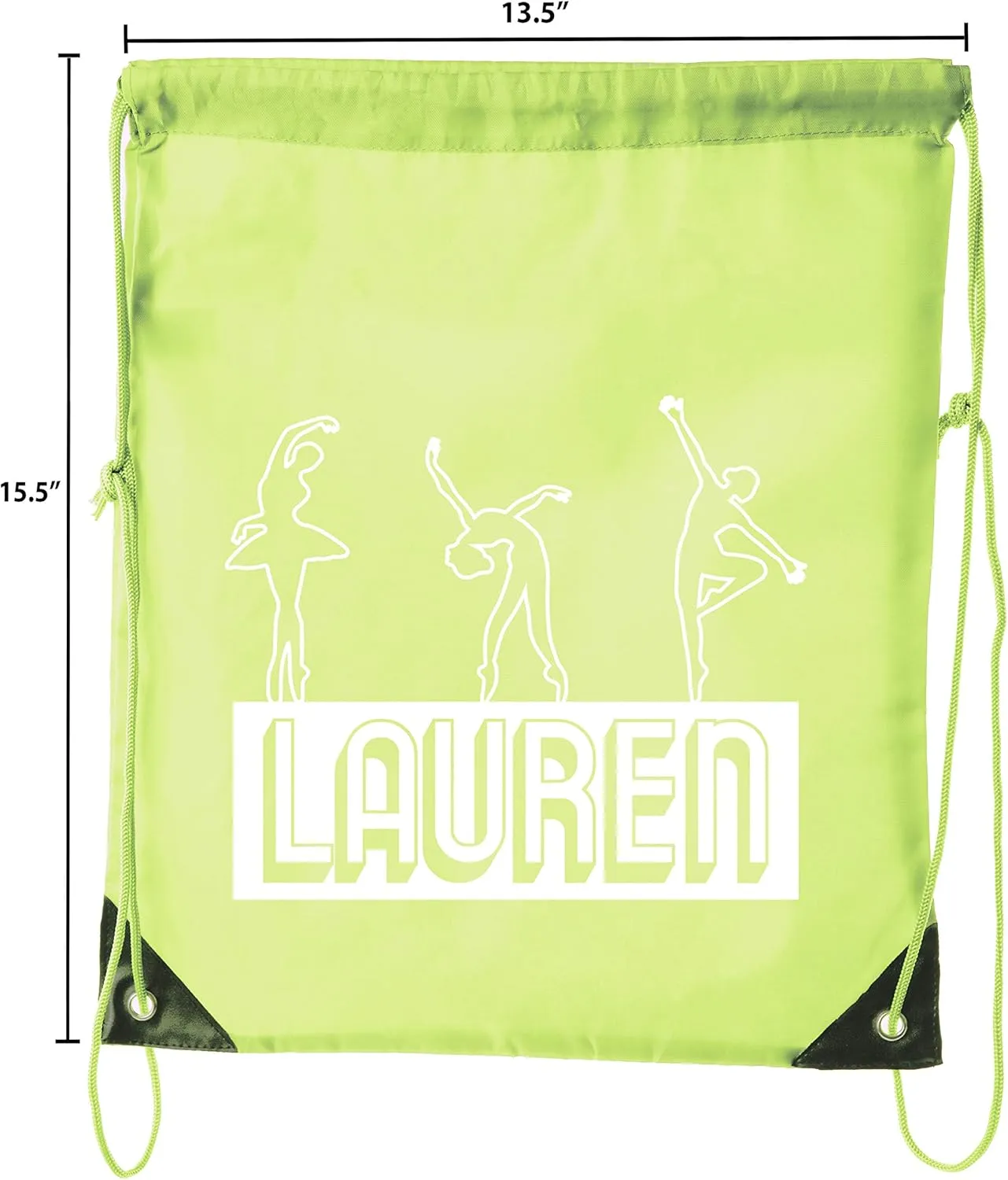 Mato & Hash Cute Dance, Ballet Drawstring cinch pack, Bulk Dance Team backpacks