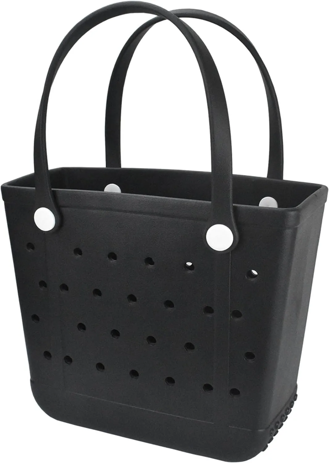 Medium Beach Bag, Waterproof Rubber Beach Bag, Washable Open Tote Bag Durable Tote Travel Bags for Outdoor Sport