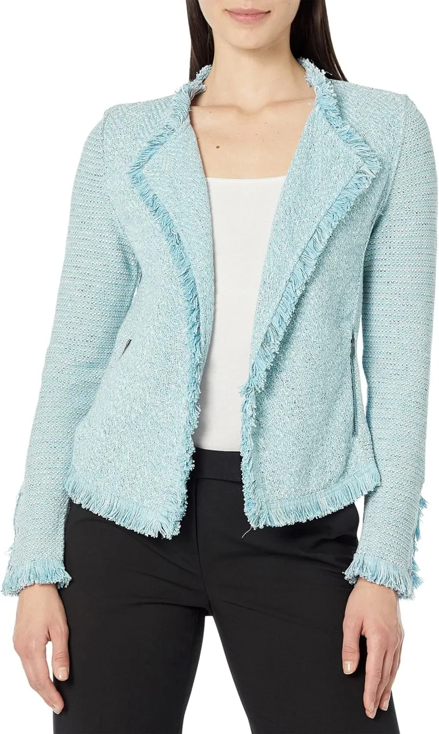 NIC ZOE Women's Fringe Mix Jacket