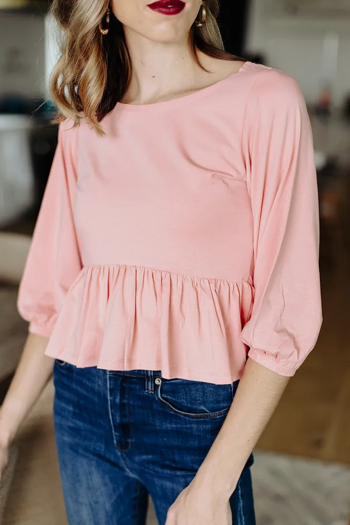 Peplum Top